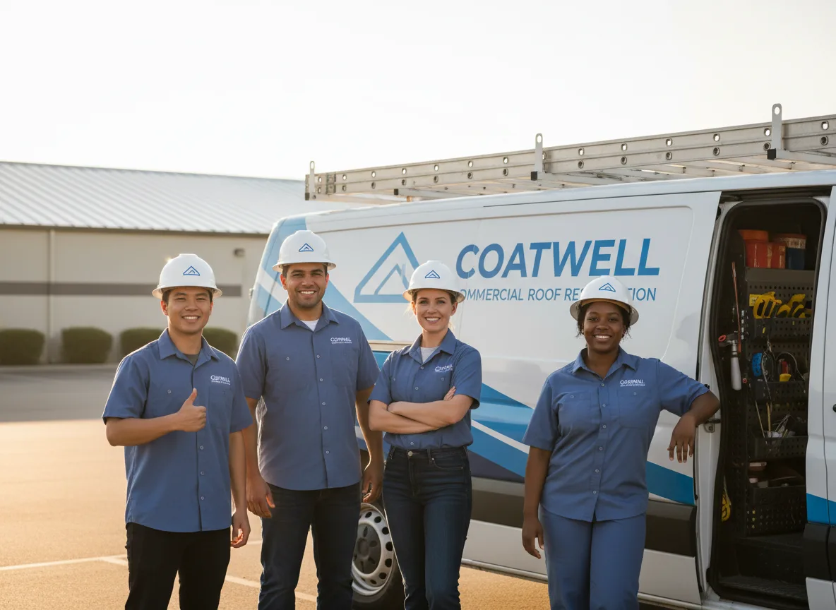 Commercial roof coating company in Pandora, TX